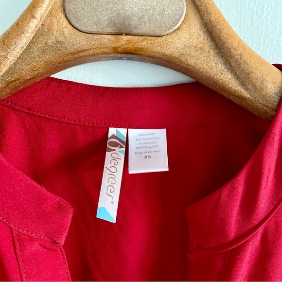 Degrees Sleeveless Red Dress Size XS - Picture 4 of 5